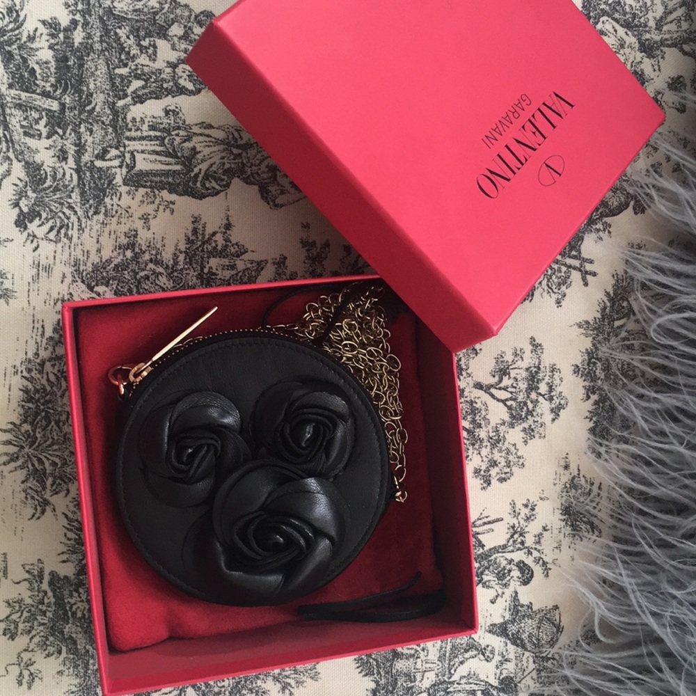Authentic Valentino Petale Rosette mini chain bag